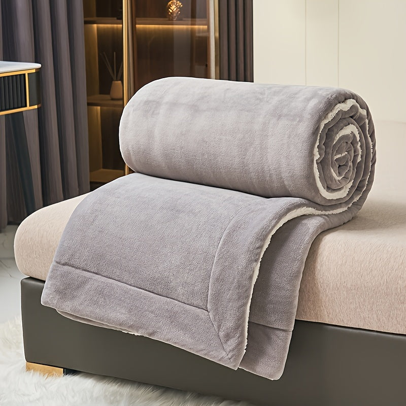 CozyWarm - Luxury Milk Fleece Blanket Double Layer LoungeYard — product view 6