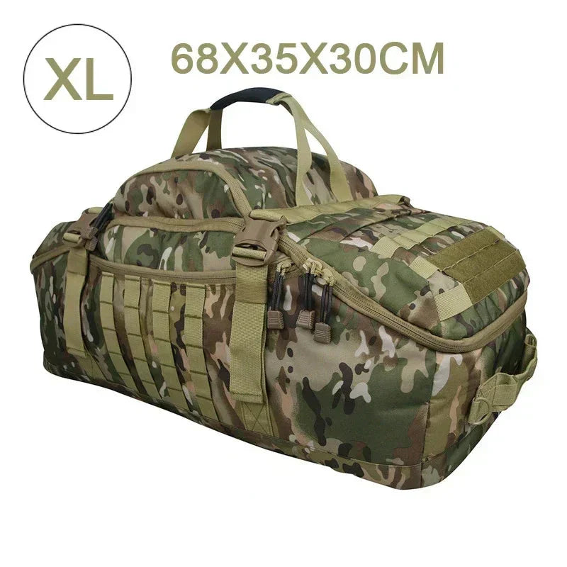 LoungeYard | Large Tactical Travel and Backpack - TrailTrek Duffle — product view 6