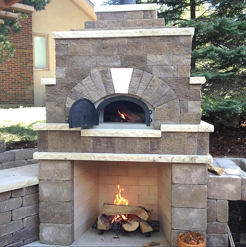 Chicago Brick Oven - CBO-500 DIY Kit - Outdoor Wood Fired Pizza Oven - 27&quot; X 22&quot;