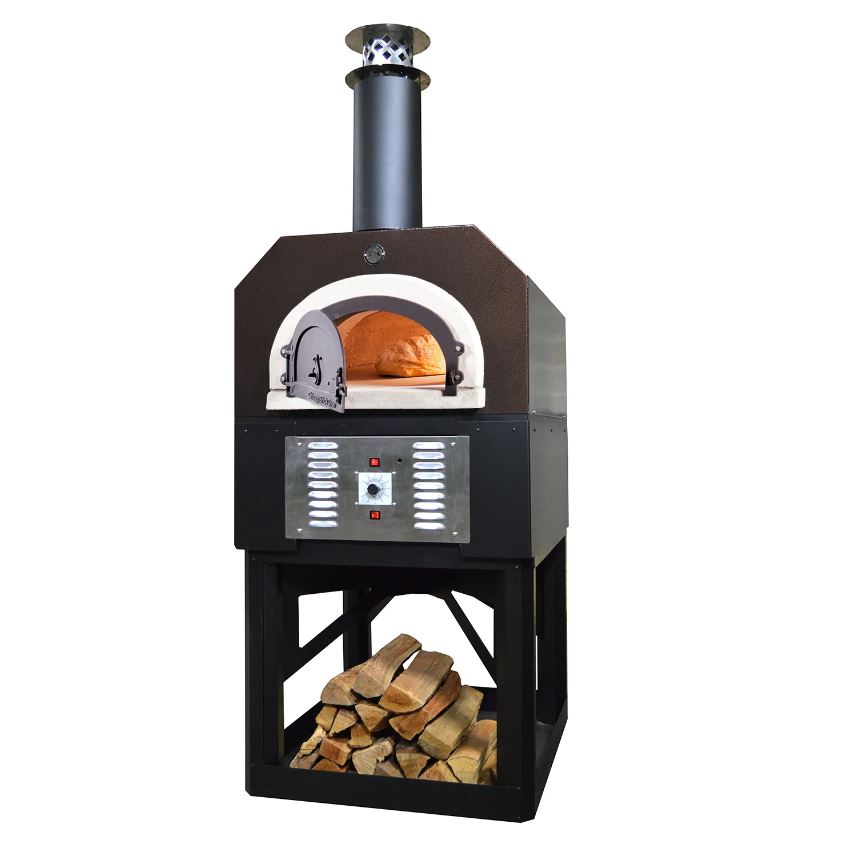 Chicago Brick Oven - CBO-750 Hybrid Natural Gas Stand - Outdoor Wood Fired Pizza Oven - 38&quot; x 28&quot;