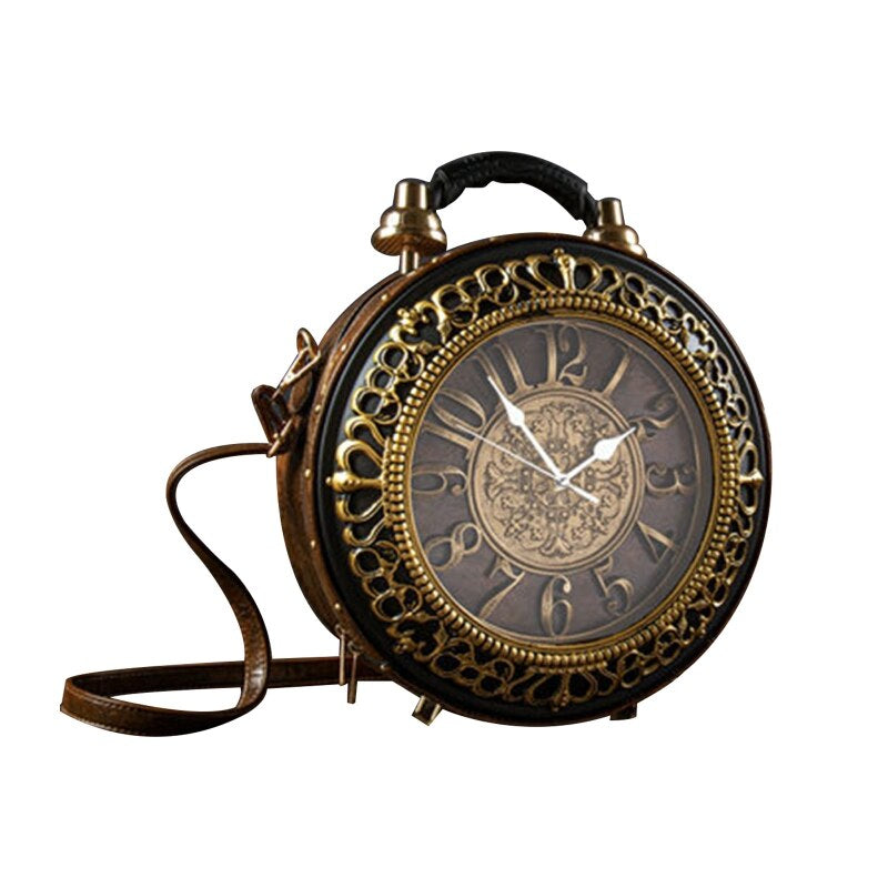 LoungeYard | Vintage Time Creative Clock Crossbody Bag — product view 1