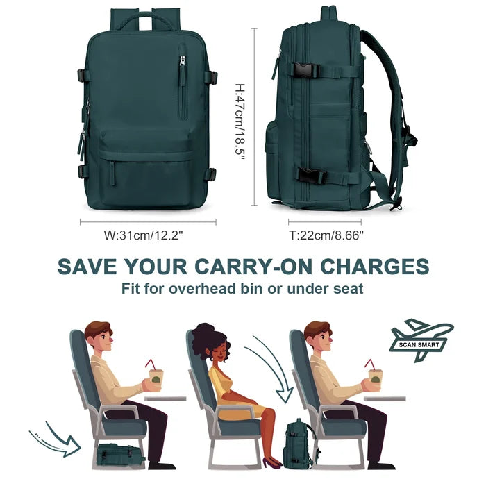 LoungeYard | Waterproof Travel Backpack for Women — product view 7