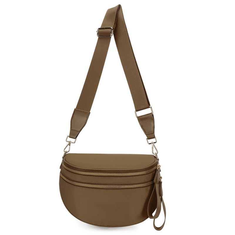 LoungeYard | LuxeMosaic Iris Crossbody Bag | Stylish checkerboard purse with adjustable strap for everyday essentials — product view 4