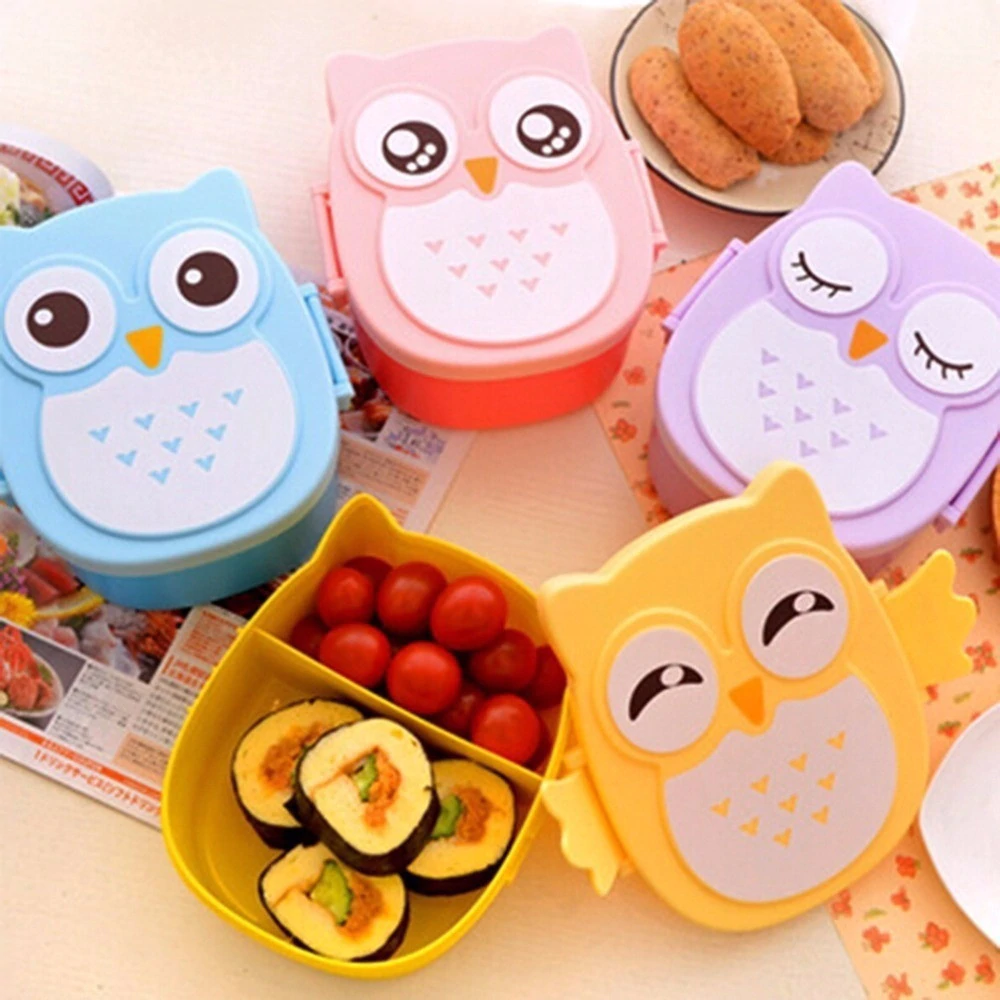 LoungeYard | Children’s Lunch Box – OwlLunch — product view 6