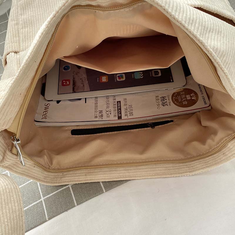 LoungeYard | Cord Crossbody Bag – Stylish & Durable Canvas Shoulder Bag for Everyday Use — product view 3