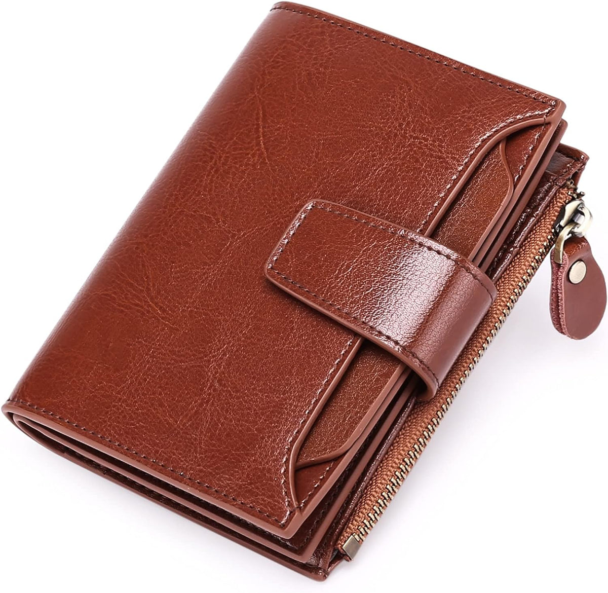 LoungeYard | Compact Genuine Leather RFID Blocking Multi-Functional Wallet — product view 1