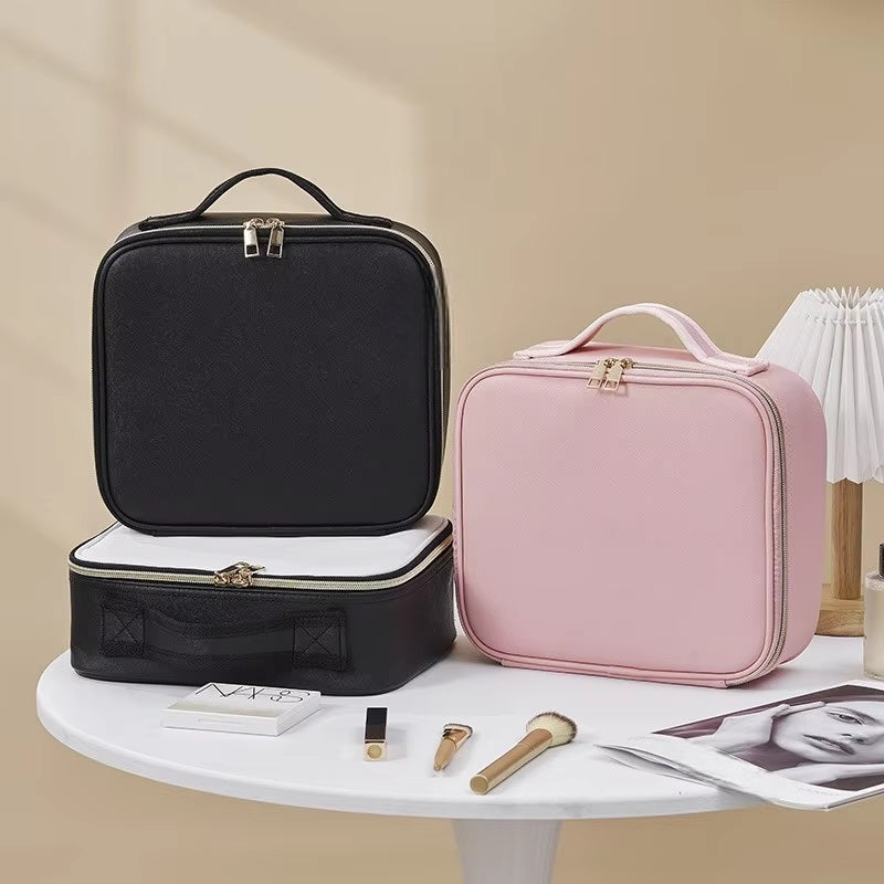LoungeYard | Travel Makeup Bag with LED Mirror and Spacious Storage — product view 2