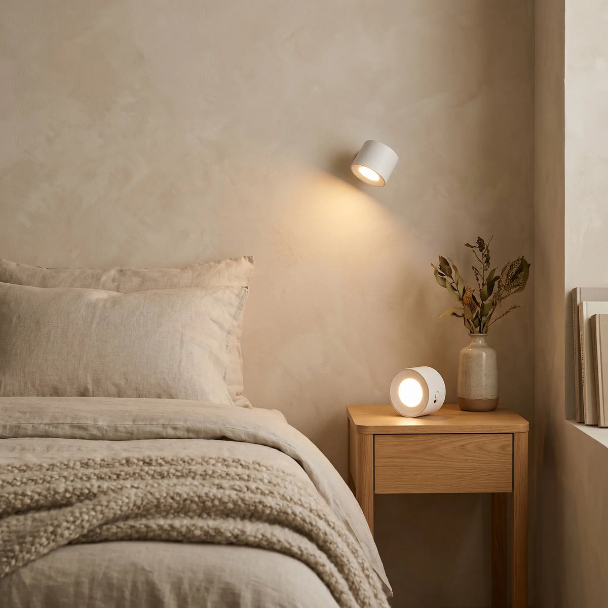 Cordless Wall Lamp, Magnetic Mount, 360° Adjustable, Dimmable, USB-C — product view 3
