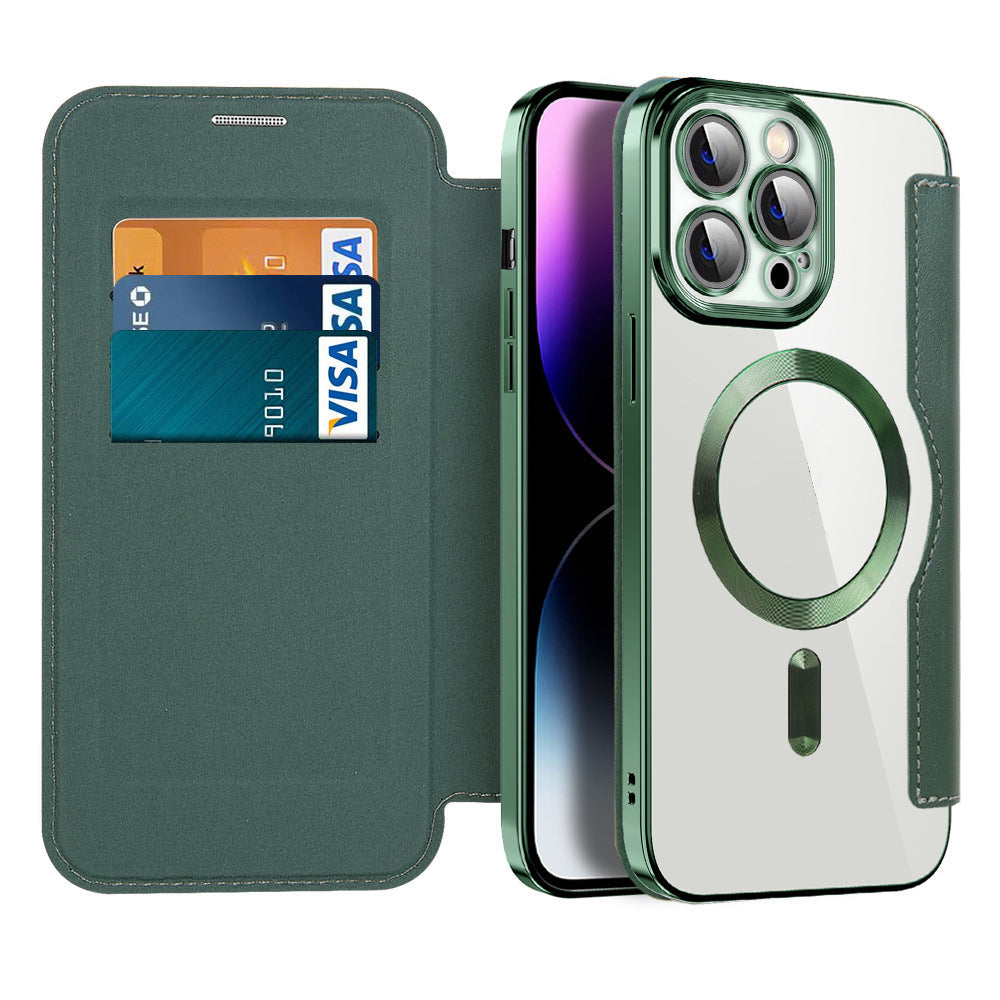 Magnetic Flip Phone Case | Card Slot & Shockproof Protection | Multiple Colors — product view 5