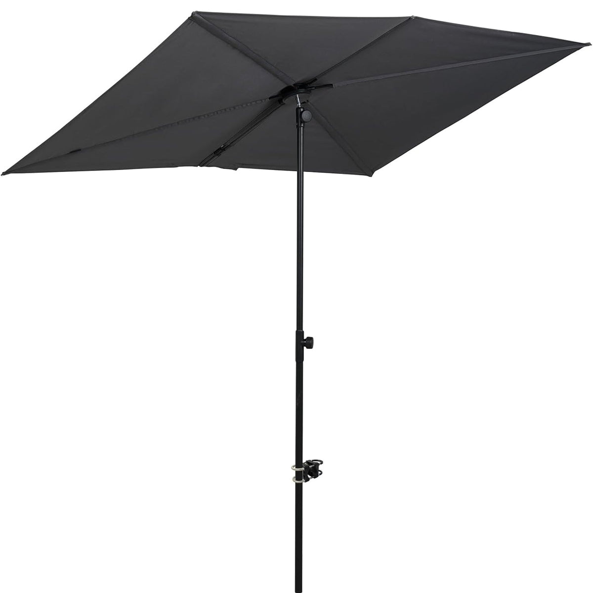 LOUNGE YARD Outdoor JENA 6x4 FT Rectangular Flat Patio Market Umbrella — product view 2
