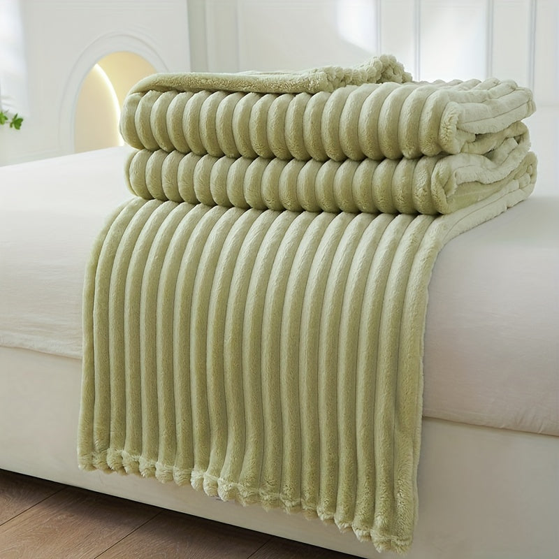 LoungeYard | Soft Plush Blanket with Rib Pattern — product view 6