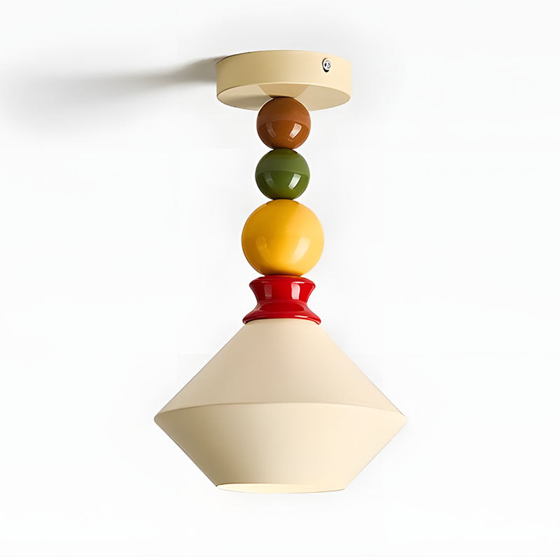 WOMO Mid‑Century Colorful Bead Pendant Light-WM3239 — product view 1