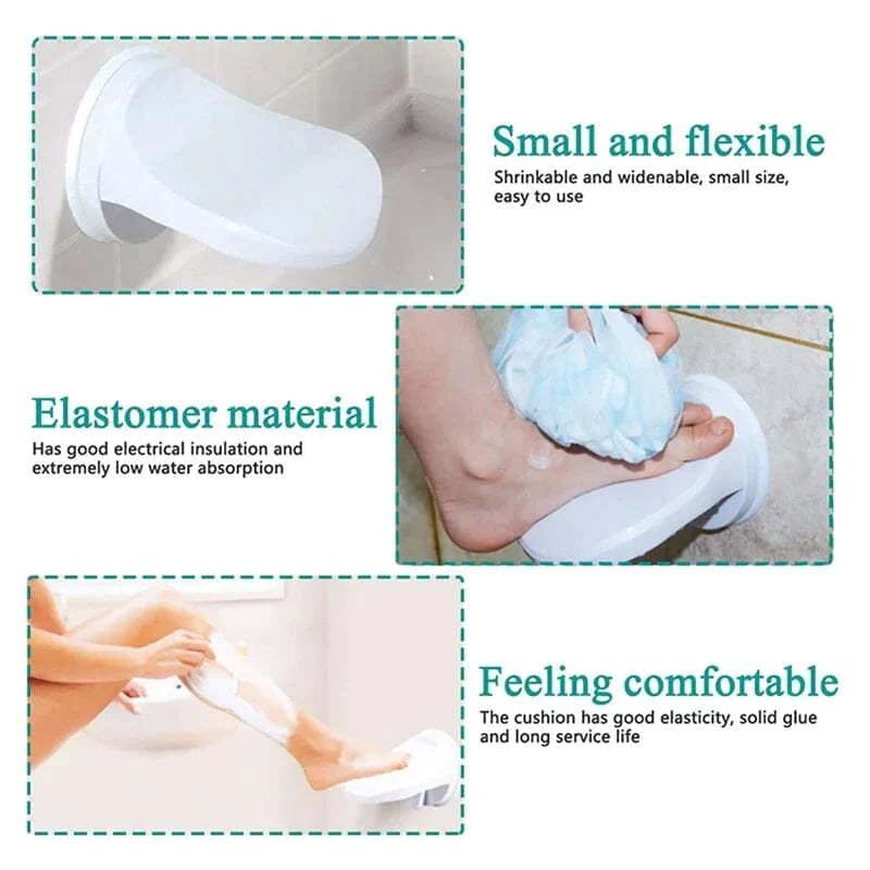 LoungeYard | Suction Cup Footrest – More safety when shaving in the shower — product view 3
