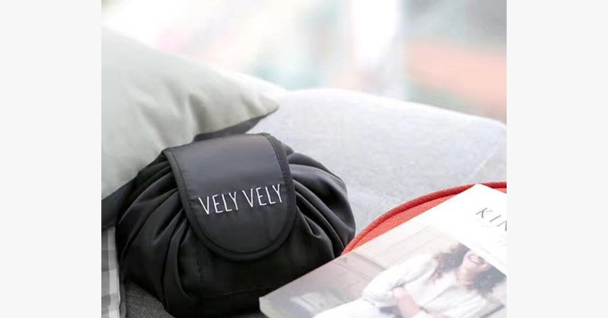 LoungeYard | Magic Cosmetic Bag - Polyester Pouch - with Drawstring Closure - Perfect for Organizing Your Cosmetics! — product view 3