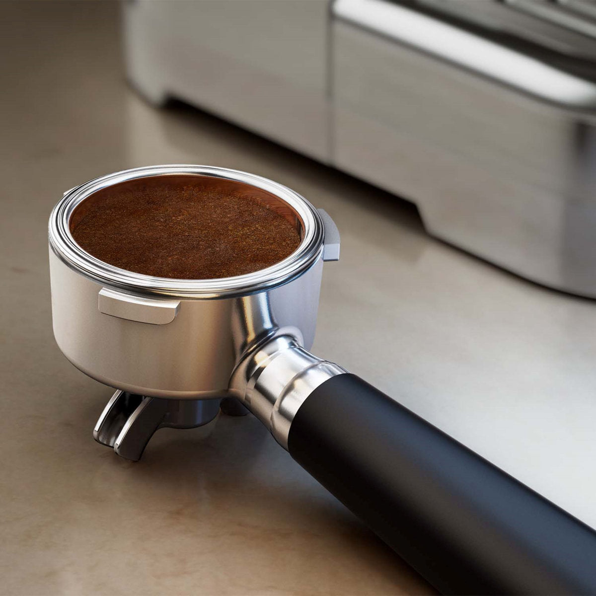 Barista Brew Semi-Automatic Espresso Machine with Frother, 280gr Dual Bean Container — product view 5