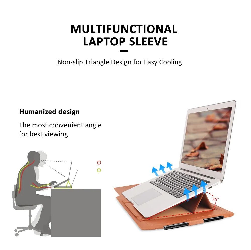 LoungeYard | 4-in-1 Laptop Sleeve - Slim Protective Case with Stand Function — product view 7