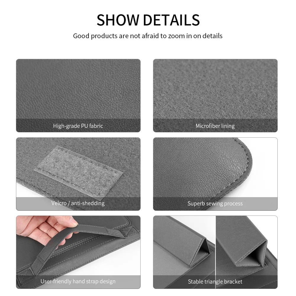 LoungeYard | 4-in-1 Laptop Sleeve - Slim Protective Case with Stand Function — product view 6