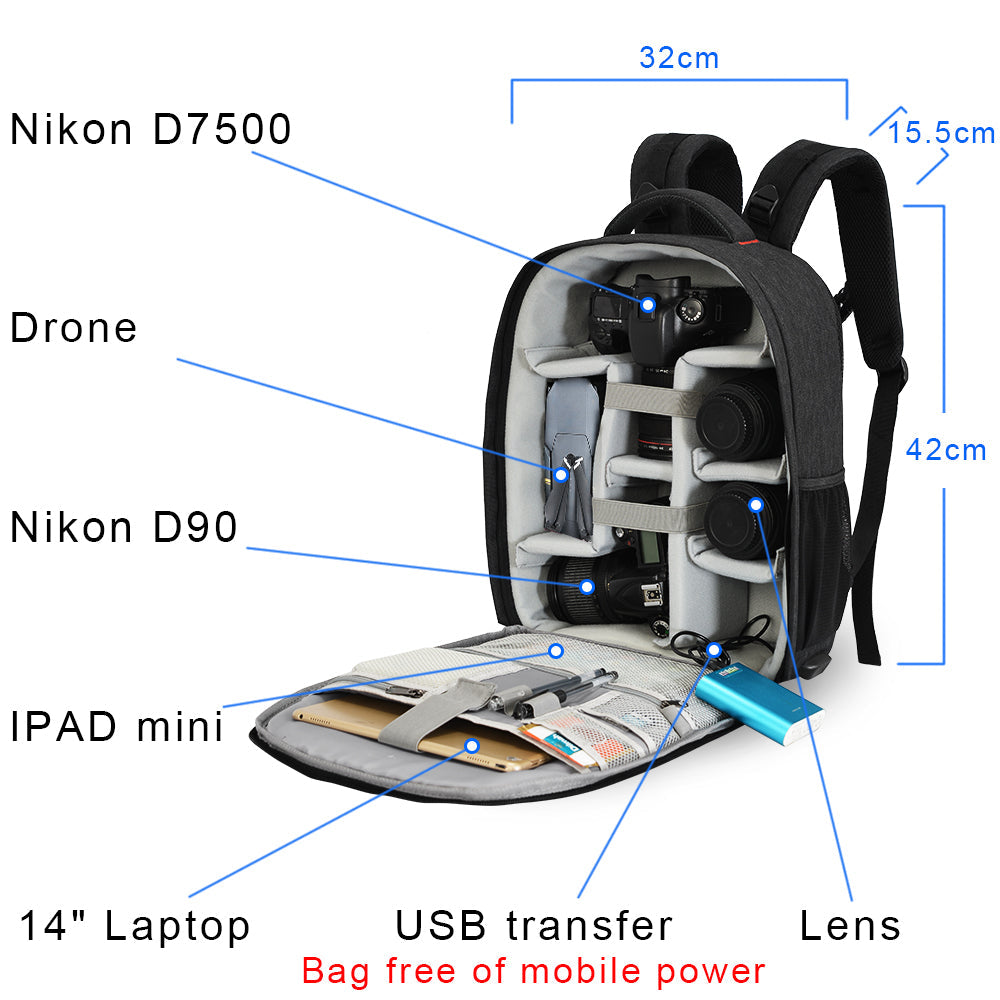 Best Camera Bag - Quick Access & Portable LoungeYard — product view 6