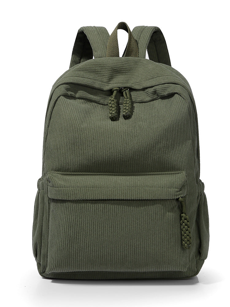Cord backpack for university and travel — product view 7