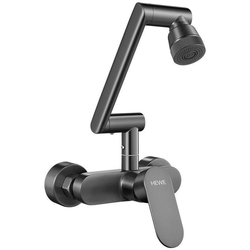 Built-in kitchen faucet with universal joint — product view 2