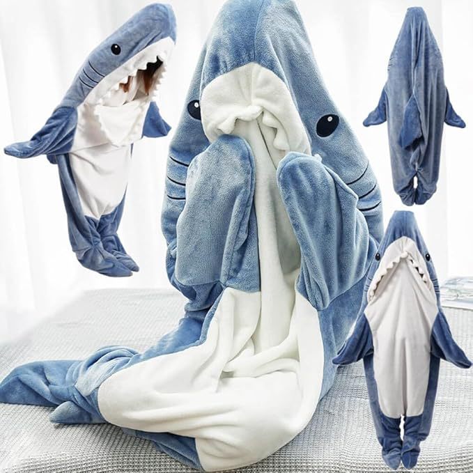 Shark sleeping bag, portable, warming — product view 2