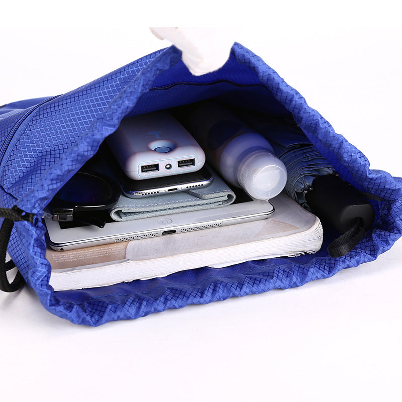 Sporty backpack made of oxford fabric with drawstring — product view 4