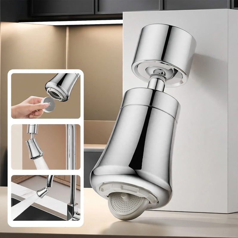 Retractable faucet attachment, 360° rotatable — product view 5