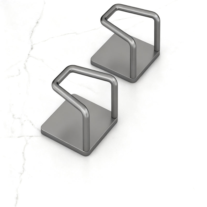 Stainless steel hooks for under-cabinet, no drilling — product view 6