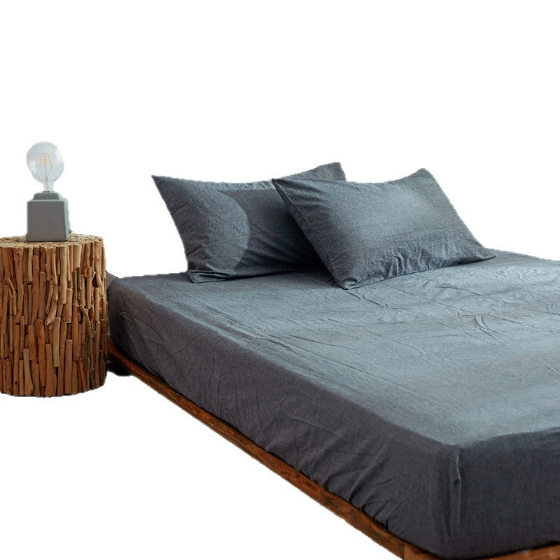 Cotton fitted sheet, 1.8 m bed — product view 4