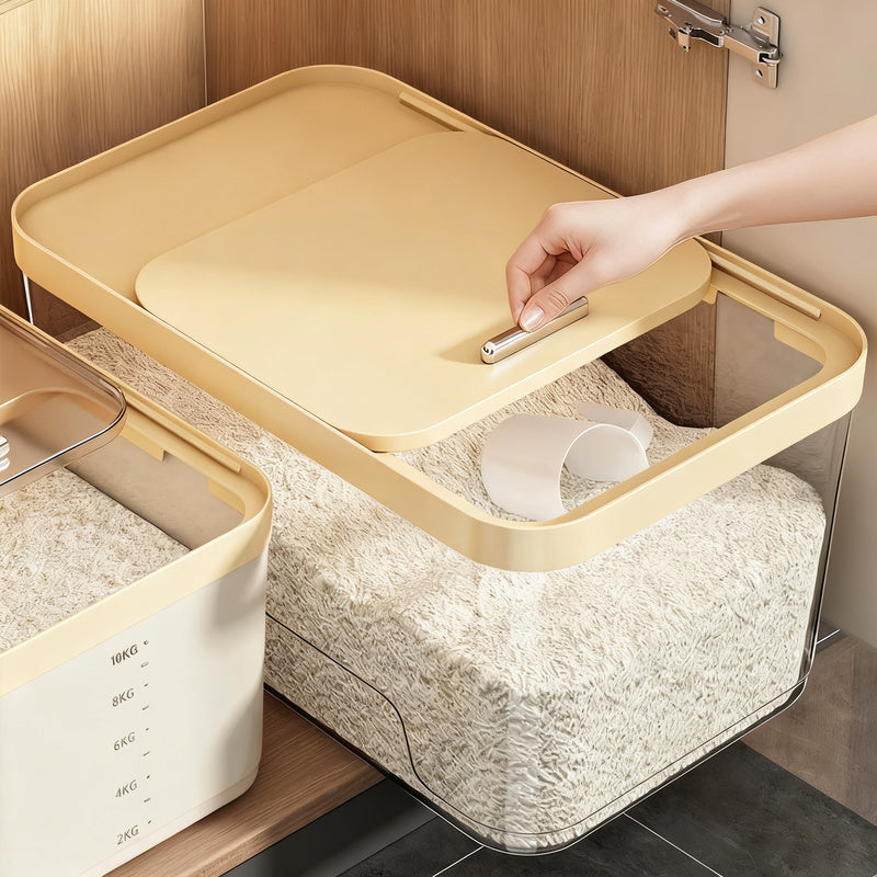 Plastic storage container, airtight, 5–6 L — product view 1