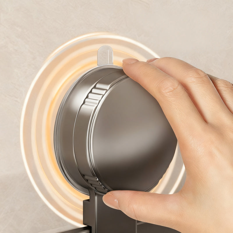 Bathroom shelf with suction cup, height adjustable — product view 2
