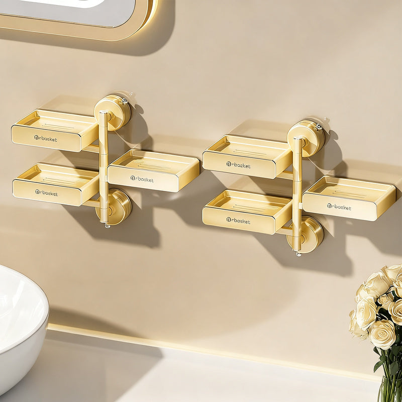 Rotatable soap dish with suction cup — product view 6