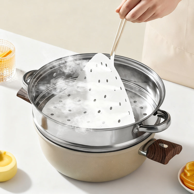 Baking paper for steamers and bamboo baskets — product view 3