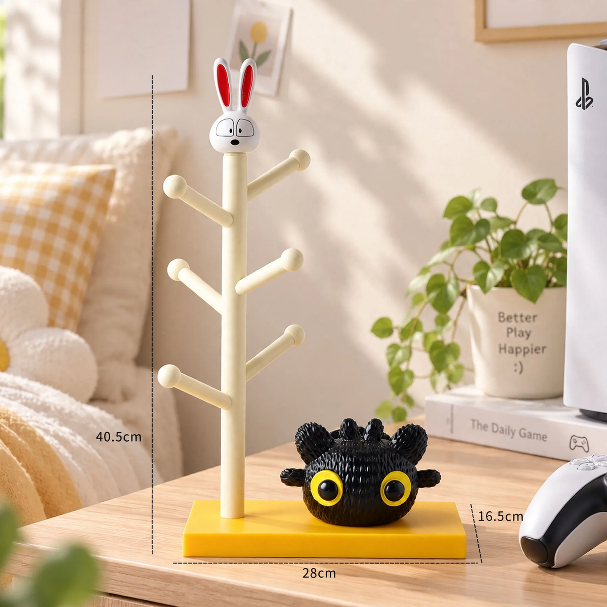 Handy stand with storage, cute design — product view 3