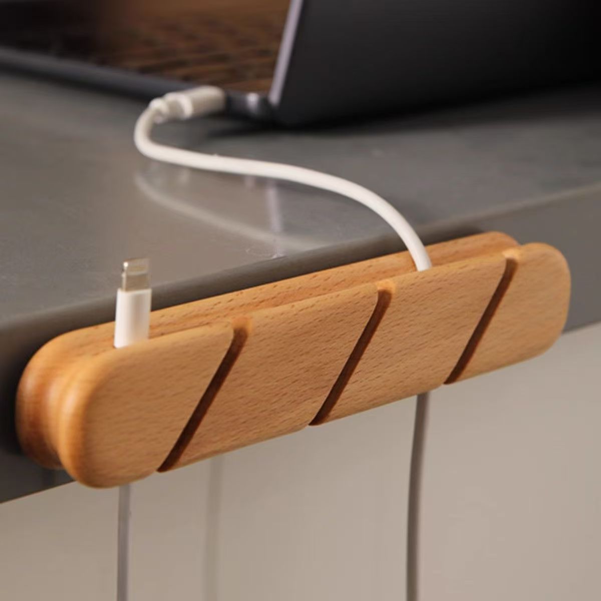 Wooden cable organizer, model K009 — product view 4