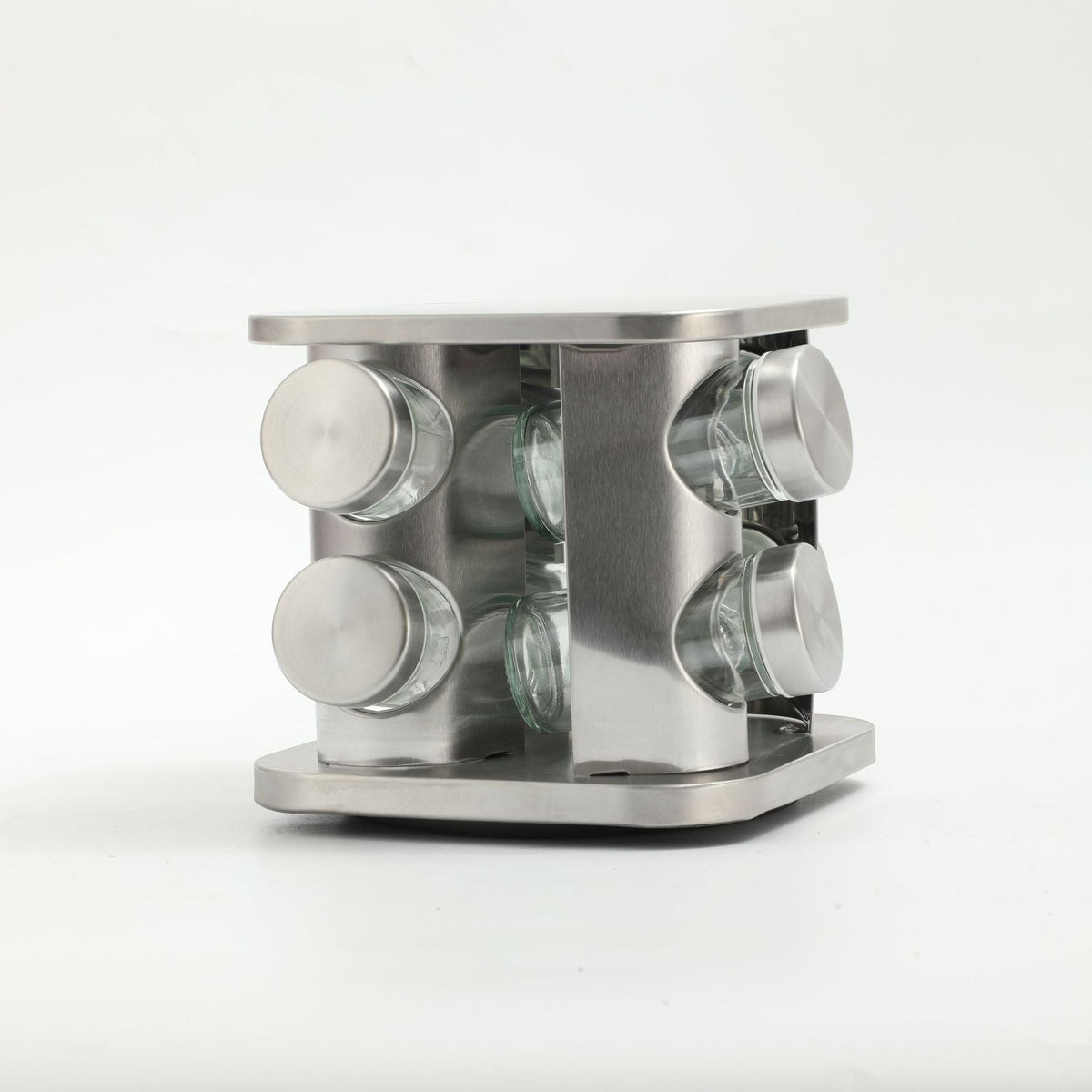 Rotating spice rack made of stainless steel — product view 3