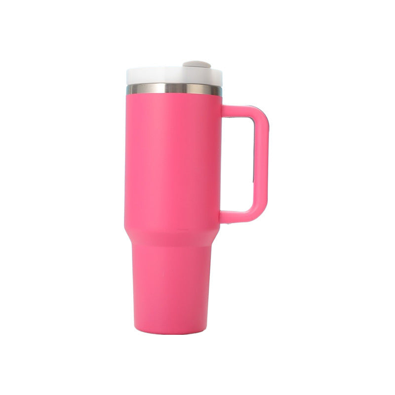 Insulated cup 40oz with straw and handle — product view 6