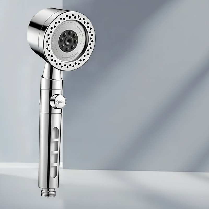 Multifunctional shower head with LED and massage function — product view 3