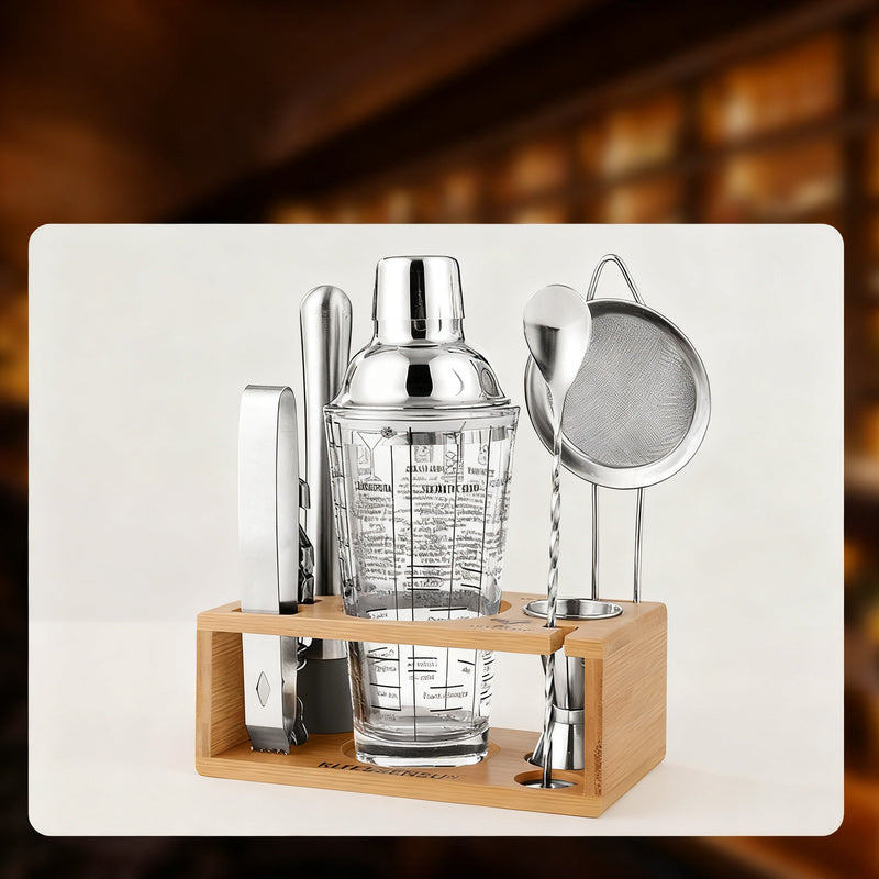 Cocktail Shaker Set with Glass and Accessories — product view 5