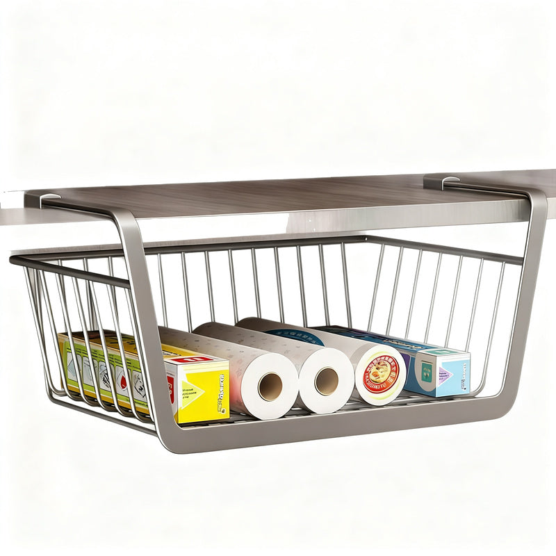 Retractable hanging basket for kitchen cabinets — product view 2