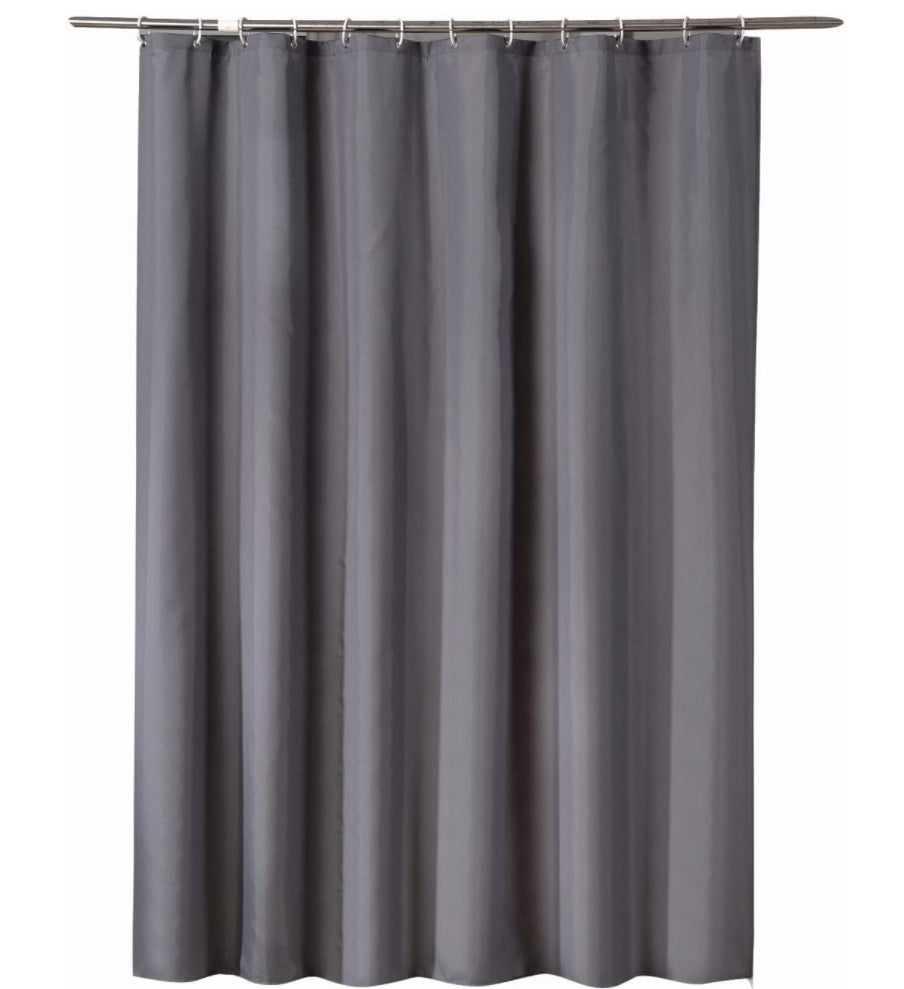 Shower curtain, PEVA, transparent, 80–120 cm — product view 5