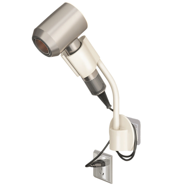 Wall mount for hair dryer, ABS, without drilling — product view 4