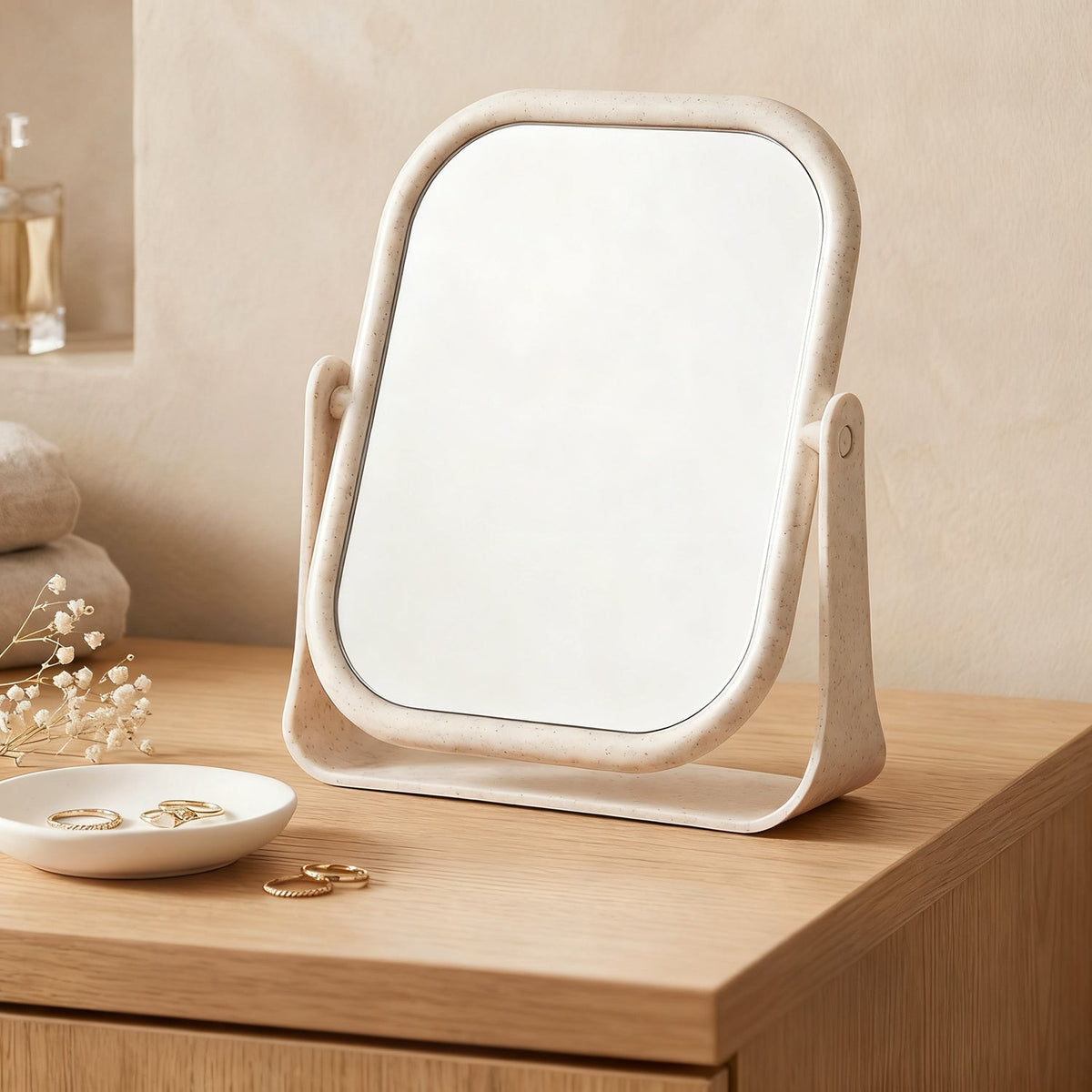 Table mirror, round, 360° rotatable — product view 7