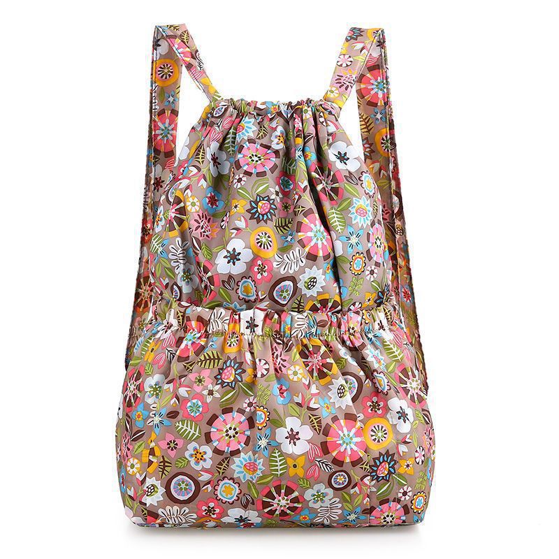 Women's backpack with print pattern, durable, large volume — product view 7