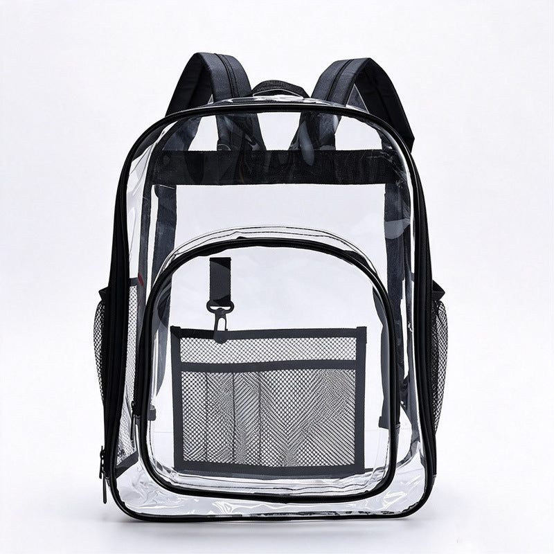 Transparent PVC backpack, waterproof, lightweight — product view 1