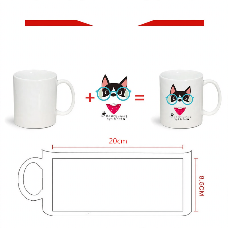 Ceramic mug with photo print — product view 6