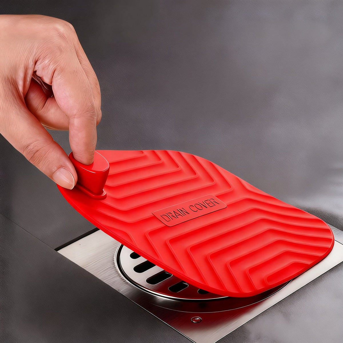 Silicone floor drain seal, odor-reducing — product view 1