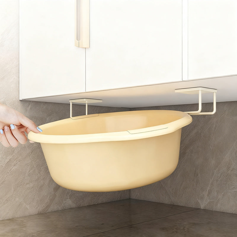 Stainless steel hooks for under-cabinet, no drilling — product view 3