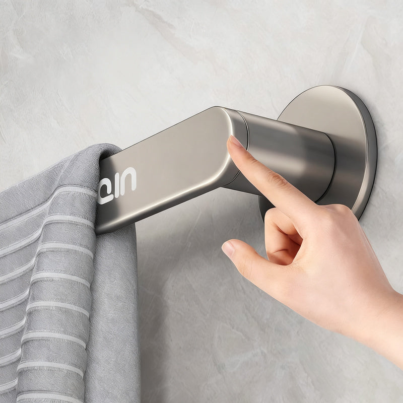 Wall-mounted towel bar without drilling — product view 2