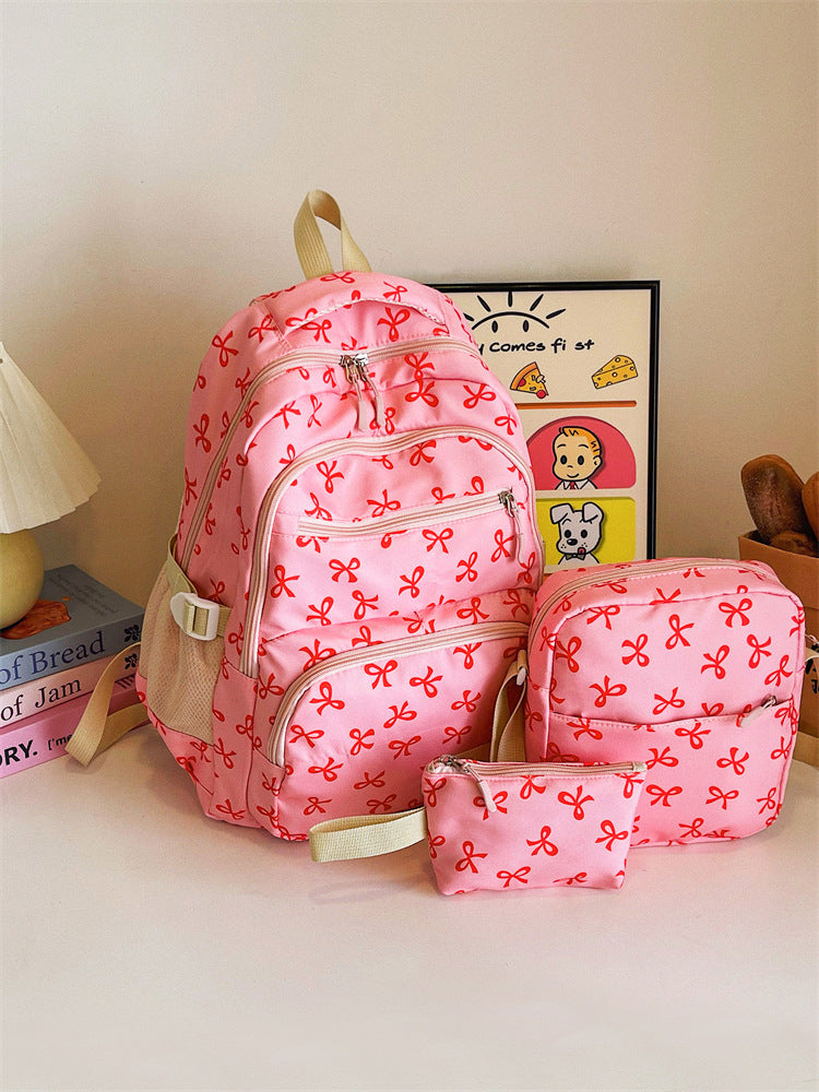 Three-piece backpack set made of nylon, large and versatile — product view 6